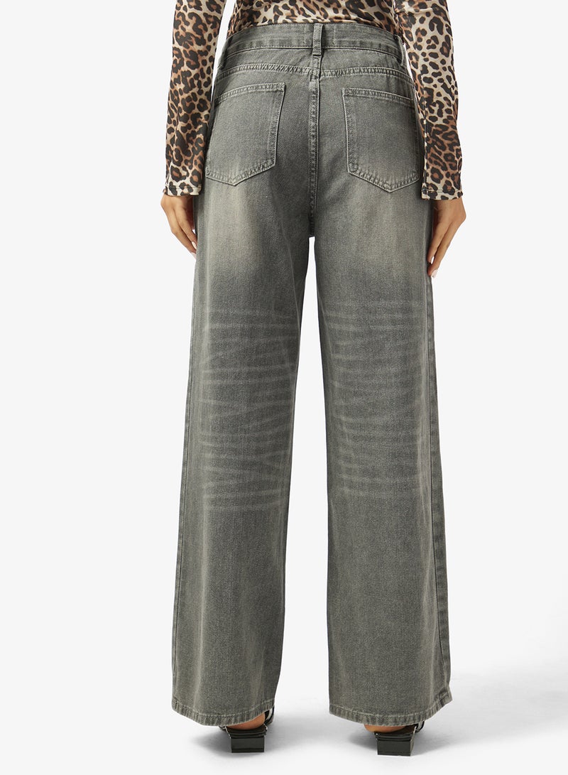 Ginger Mid Rise Straight Fit Jeans - Image 3
